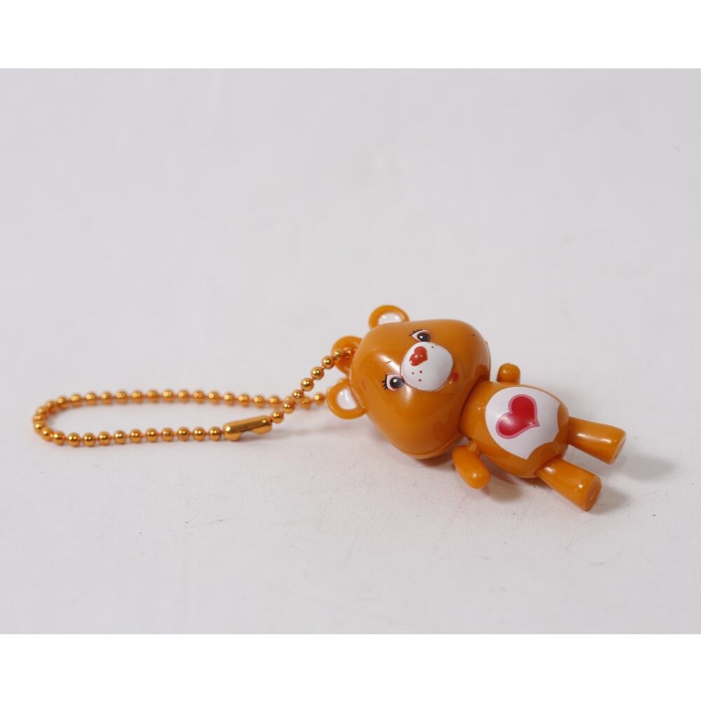 2000s Care Bears Tenderheart Bear Keychain Mini Charm ~ 260806-WH 528